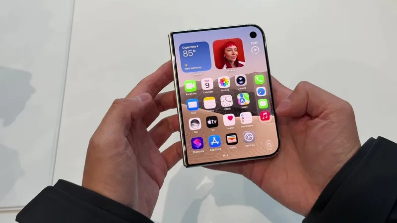 iPhone折叠屏真机上手