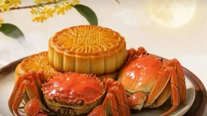 月饼和螃蟹一起吃会中毒？假的
