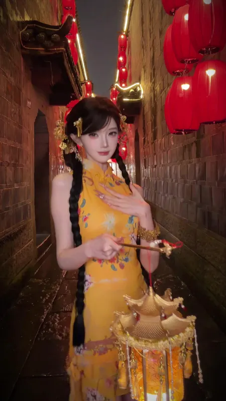 非遗花好月圆灯的浪漫