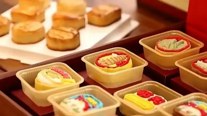 低糖月饼、文创月饼走俏