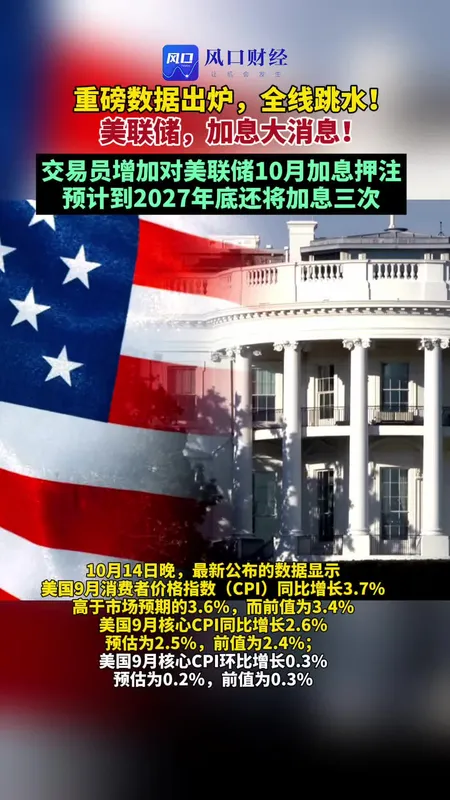 美国9月CPI同比上涨3.7%