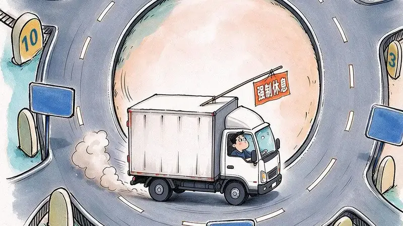 货车司机 停车休息困境