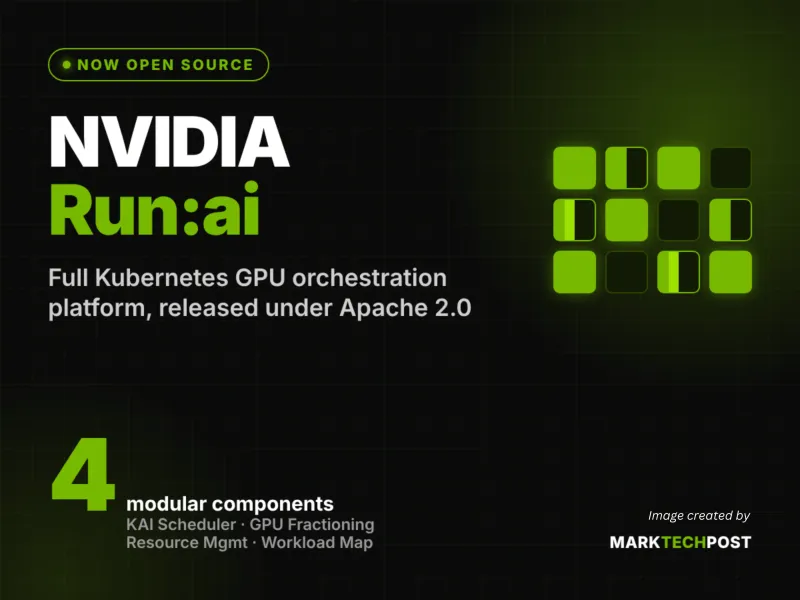 NVIDIA 以 Apache 2.0 协议开源 Run:ai，面向 Kubernetes 的 GPU 编排平台