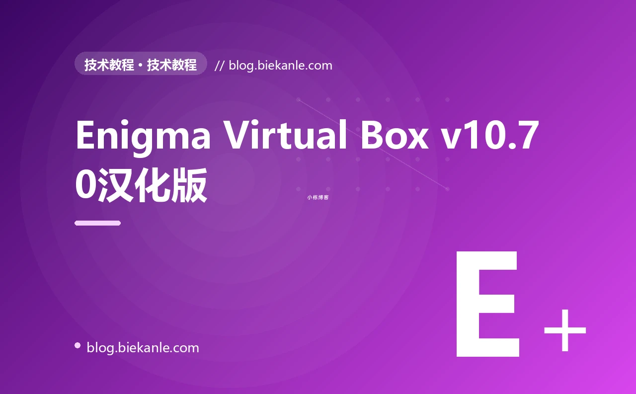 Enigma Virtual Box v10.70汉化版