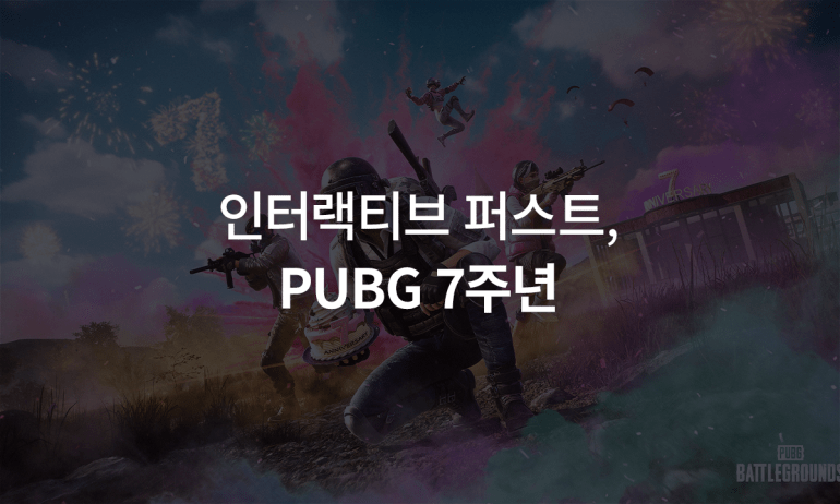 互动第一,PUBG七周年