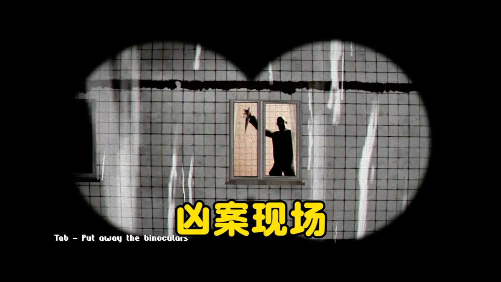 我不小心看到了凶案现场,并被凶手给发现了