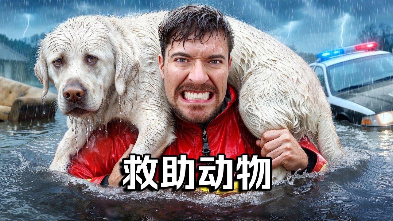 【MrBeast首发】我救助了1000只动物