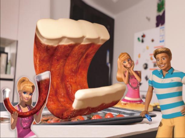 2000%复刻"芭比"里比脸还大的排骨！味道居然是...