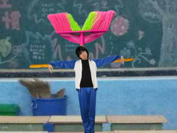 当英语老师抓学生体态！