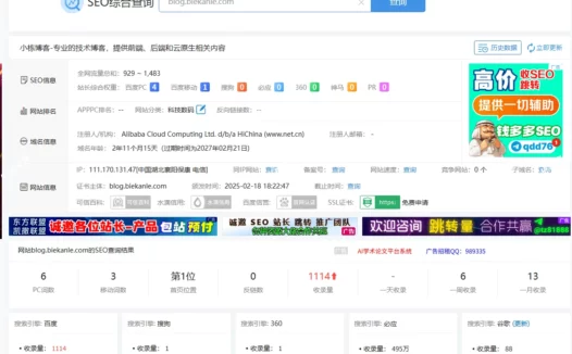 从 0 到百度权重 4：小栋博客（biekanle.com）流量爆发背后的 SEO 逻辑