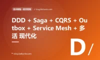 从 PHP 单体 + MySQL 主从 + 2PC 锁表 + 单机房 + RPC 调用 单栈 → DDD 限界上下文 + Aggregate Root + Domain Event + Saga + Outbox Pattern + Debezium CDC + Event Sourcing + Axon 4.10 + EventStoreDB 24.10 + CQRS + Aurora PG 17.2 + Elasticsearch 8.15 + Redis 7.4 + Kafka 3.8 KRaft + Pulsar 3.3 + RabbitMQ 4.0 + Service Mesh Istio 1.24 + Linkerd 2.17 + Envoy + Kong 3.8 + APISIX 3.11 + 同城双活 + 异地灾备 全栈分布式微服务 + 事件驱动 + 多活容灾架构现代化 87 天踩坑录:47 套修法 + 7 反模式 + 7 个 P0 复盘