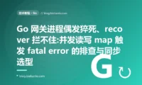 进程偶发猝死、recover 拦不住:Go 并发读写 map 避坑