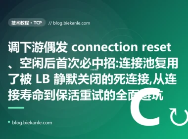 偶发 connection reset:连接池复用死连接避坑
