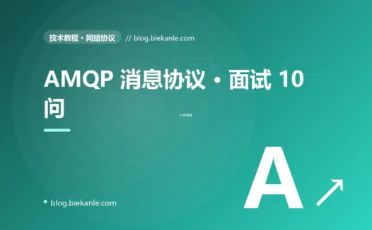 AMQP 消息协议 · 面试 10 问 完全指南:速查、踩坑与最佳实践