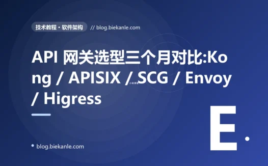 API 网关选型三个月对比:Kong / APISIX / SCG / Envoy / Higress