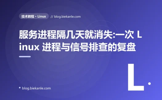 服务进程隔几天就消失:一次 Linux 进程与信号排查的复盘