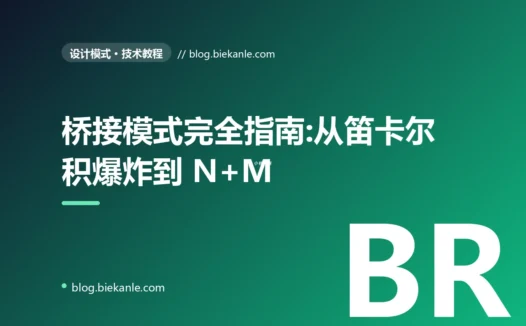 桥接模式完全指南:从笛卡尔积爆炸到 N+M 的优雅设计