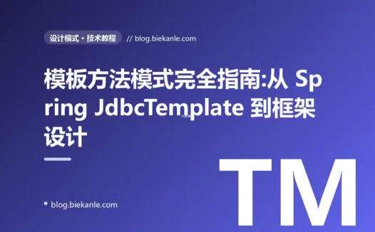 模板方法模式完全指南:从 Spring JdbcTemplate 到 Servlet 与框架设计