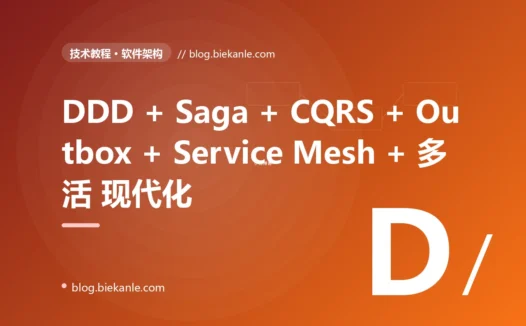 从 PHP 单体 + MySQL 主从 + 2PC 锁表 + 单机房 + RPC 调用 单栈 → DDD 限界上下文 + Aggregate Root + Domain Event + Saga + Outbox Pattern + Debezium CDC + Event Sourcing + Axon 4.10 + EventStoreDB 24.10 + CQRS + Aurora PG 17.2 + Elasticsearch 8.15 + Redis 7.4 + Kafka 3.8 KRaft + Pulsar 3.3 + RabbitMQ 4.0 + Service Mesh Istio 1.24 + Linkerd 2.17 + Envoy + Kong 3.8 + APISIX 3.11 + 同城双活 + 异地灾备 全栈分布式微服务 + 事件驱动 + 多活容灾架构现代化 87 天踩坑录:47 套修法 + 7 反模式 + 7 个 P0 复盘