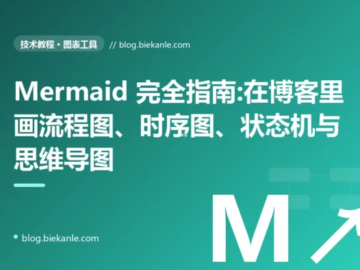Mermaid 完全指南:在博客里画流程图、时序图、状态机与思维导图
